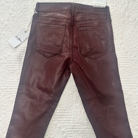 Sam Edelman faux leather denim pants - Picture 2 of 10